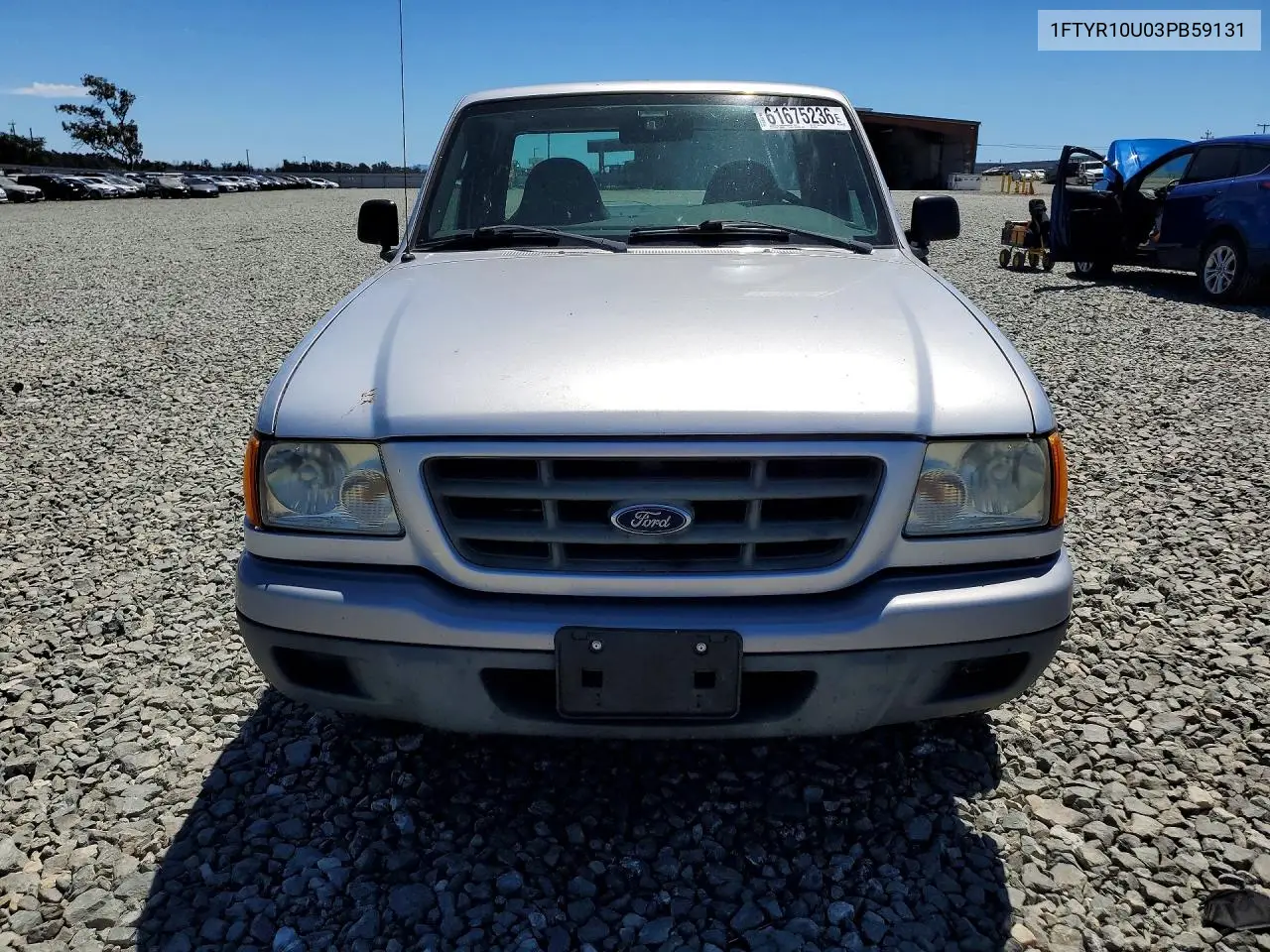 2003 Ford Ranger VIN: 1FTYR10U03PB59131 Lot: 61675236