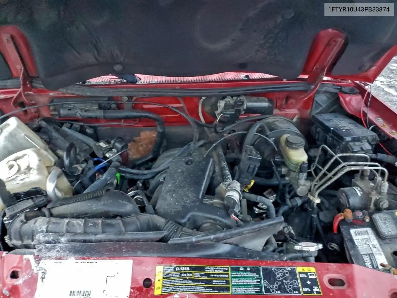 1FTYR10U43PB33874 2003 Ford Ranger