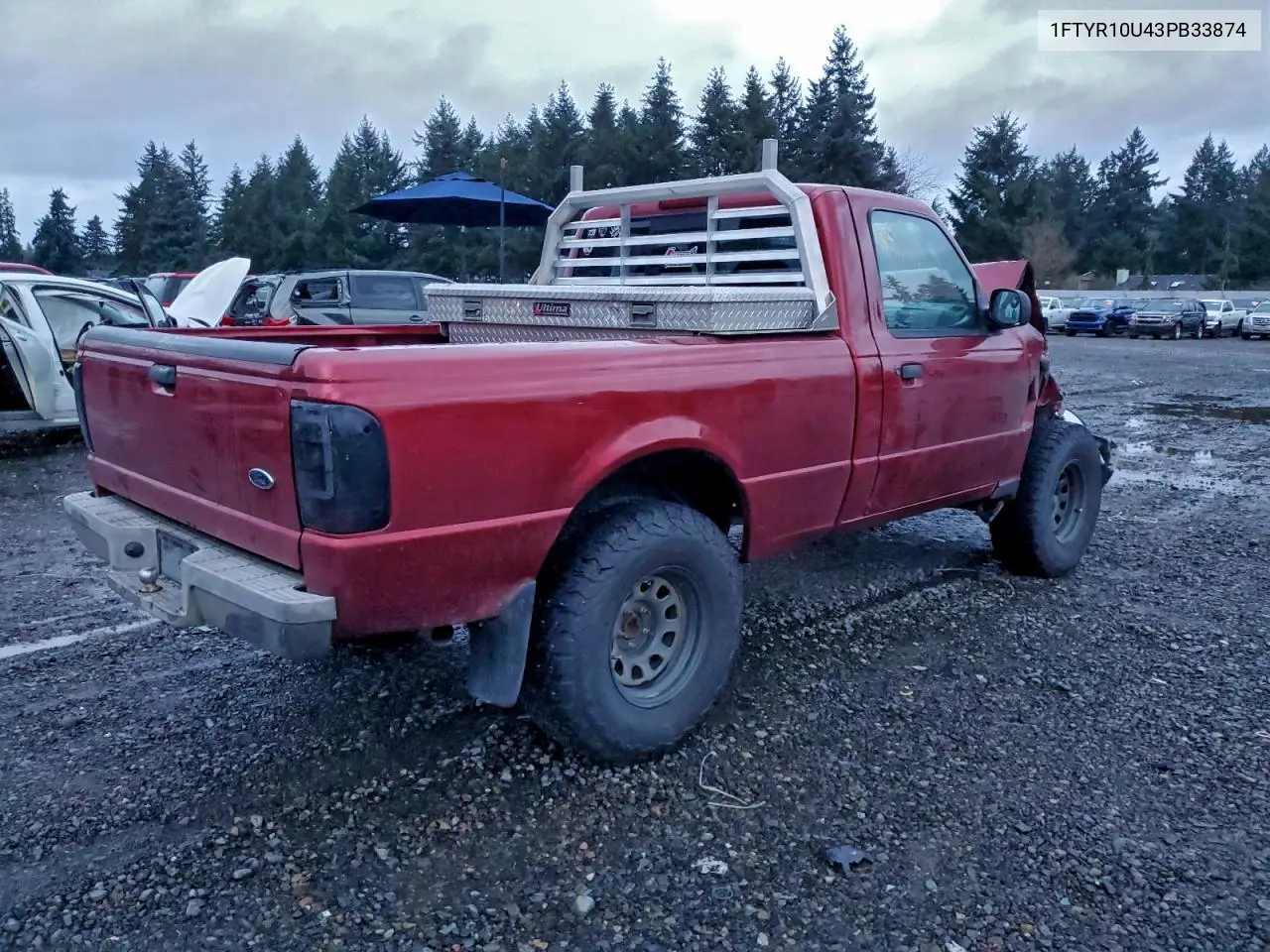 1FTYR10U43PB33874 2003 Ford Ranger
