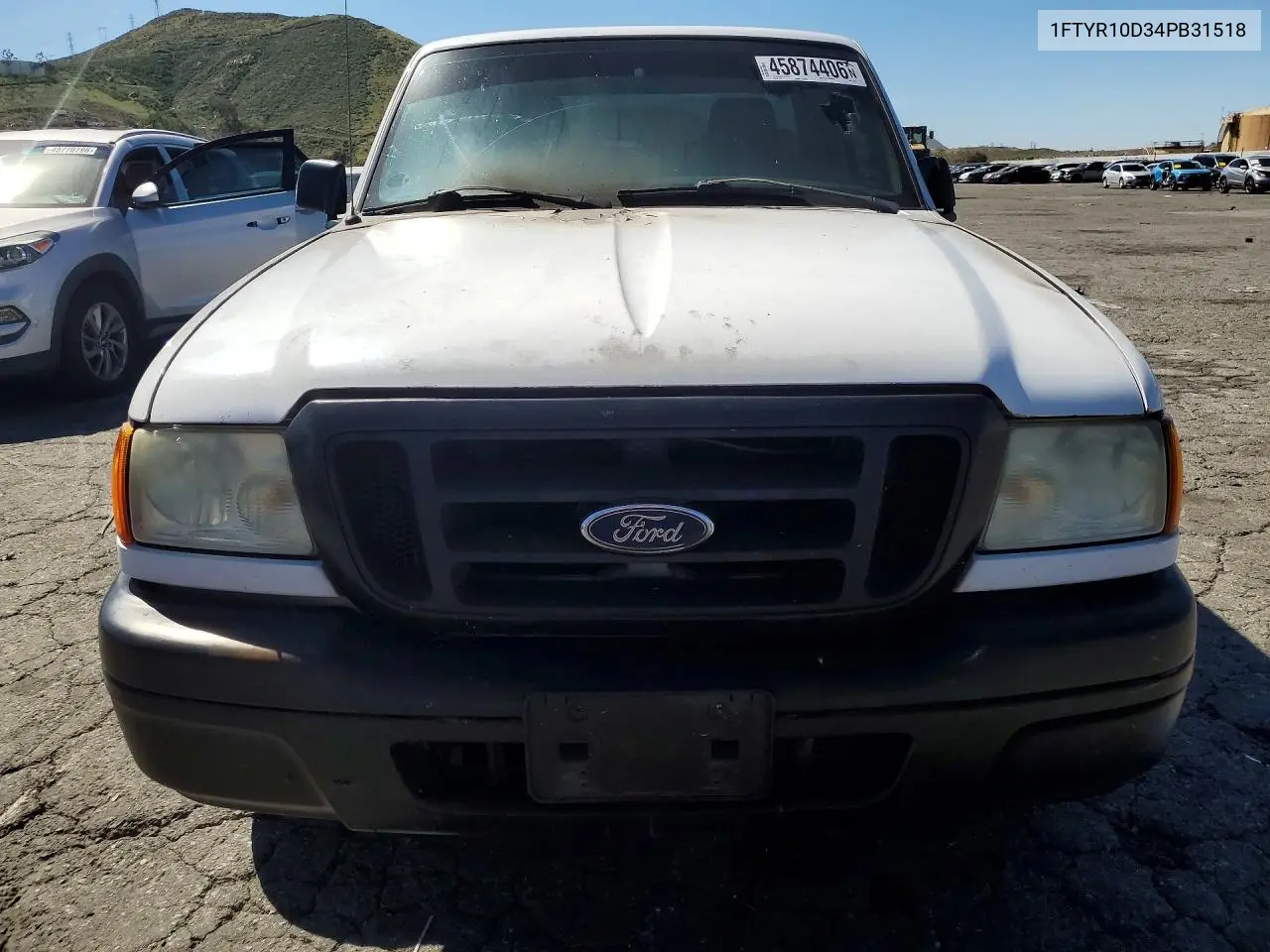 2004 Ford Ranger VIN: 1FTYR10D34PB31518 Lot: 45874406