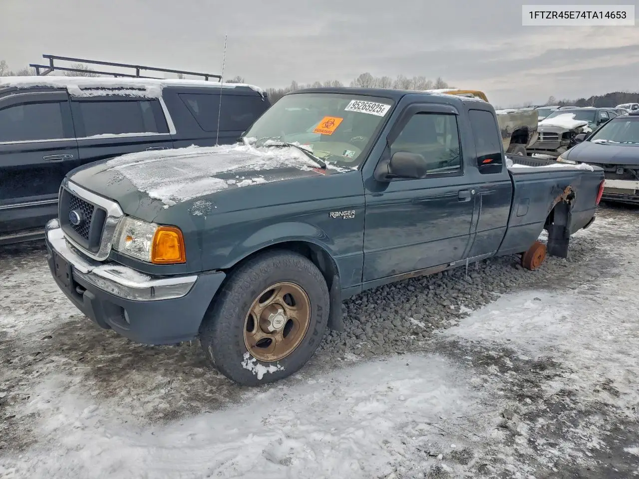 1FTZR45E74TA14653 2004 Ford Ranger Super Cab