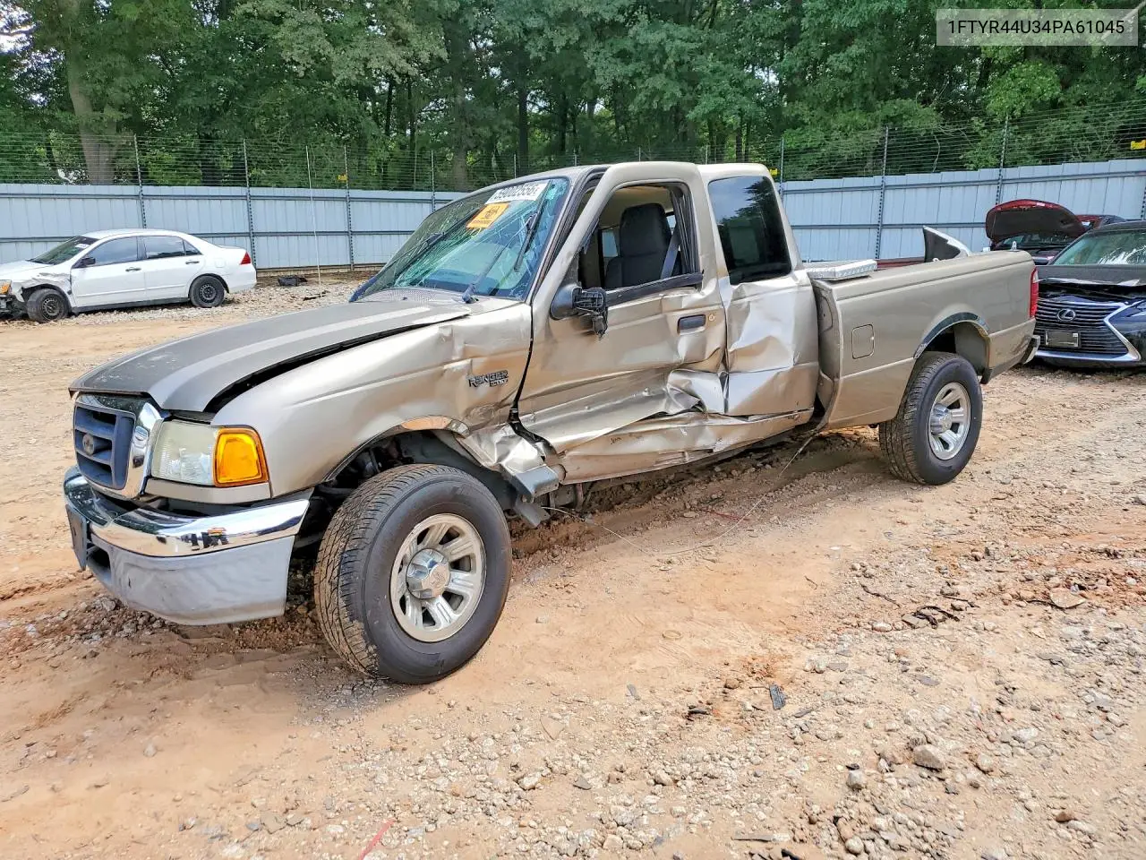 2004 Ford Ranger Super Cab VIN: 1FTYR44U34PA61045 Lot: 59002556
