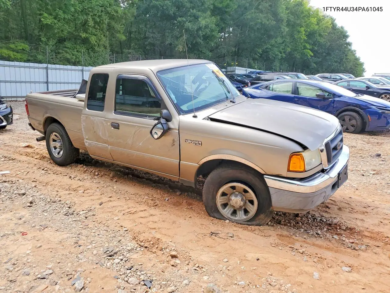 2004 Ford Ranger Super Cab VIN: 1FTYR44U34PA61045 Lot: 59002556