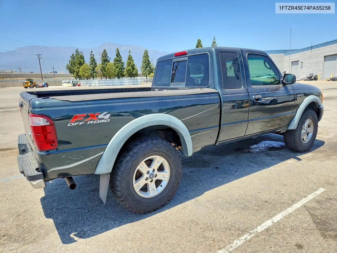 2004 Ford Ranger Super Cab VIN: 1FTZR45E74PA55258 Lot: 59015126