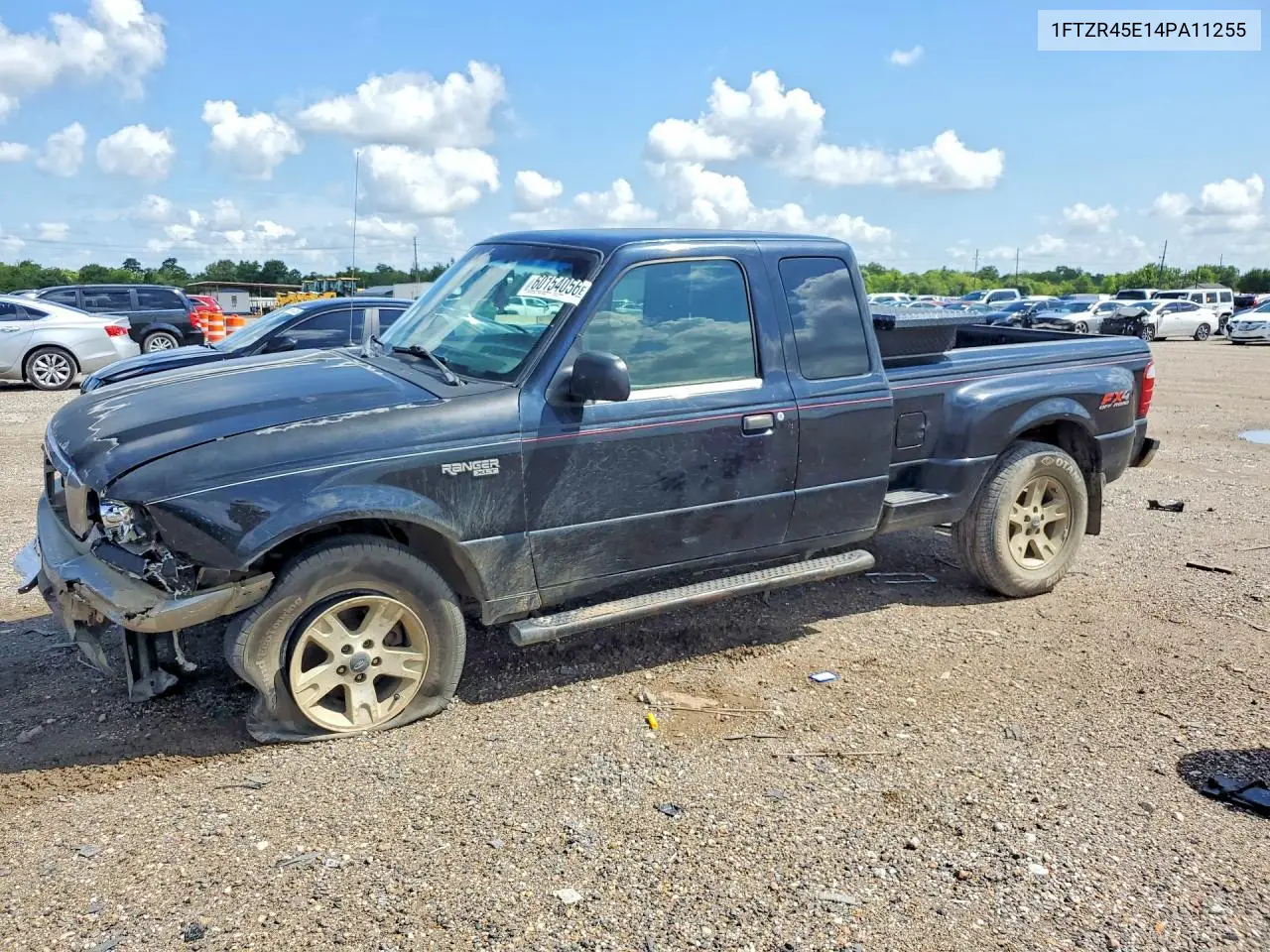 2004 Ford Ranger Super Cab VIN: 1FTZR45E14PA11255 Lot: 60154056