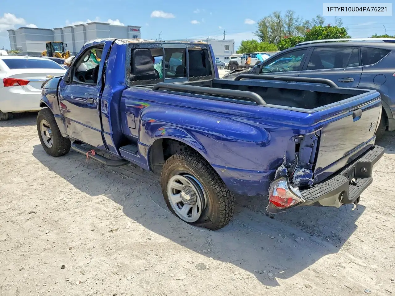 2004 Ford Ranger VIN: 1FTYR10U04PA76221 Lot: 61559026