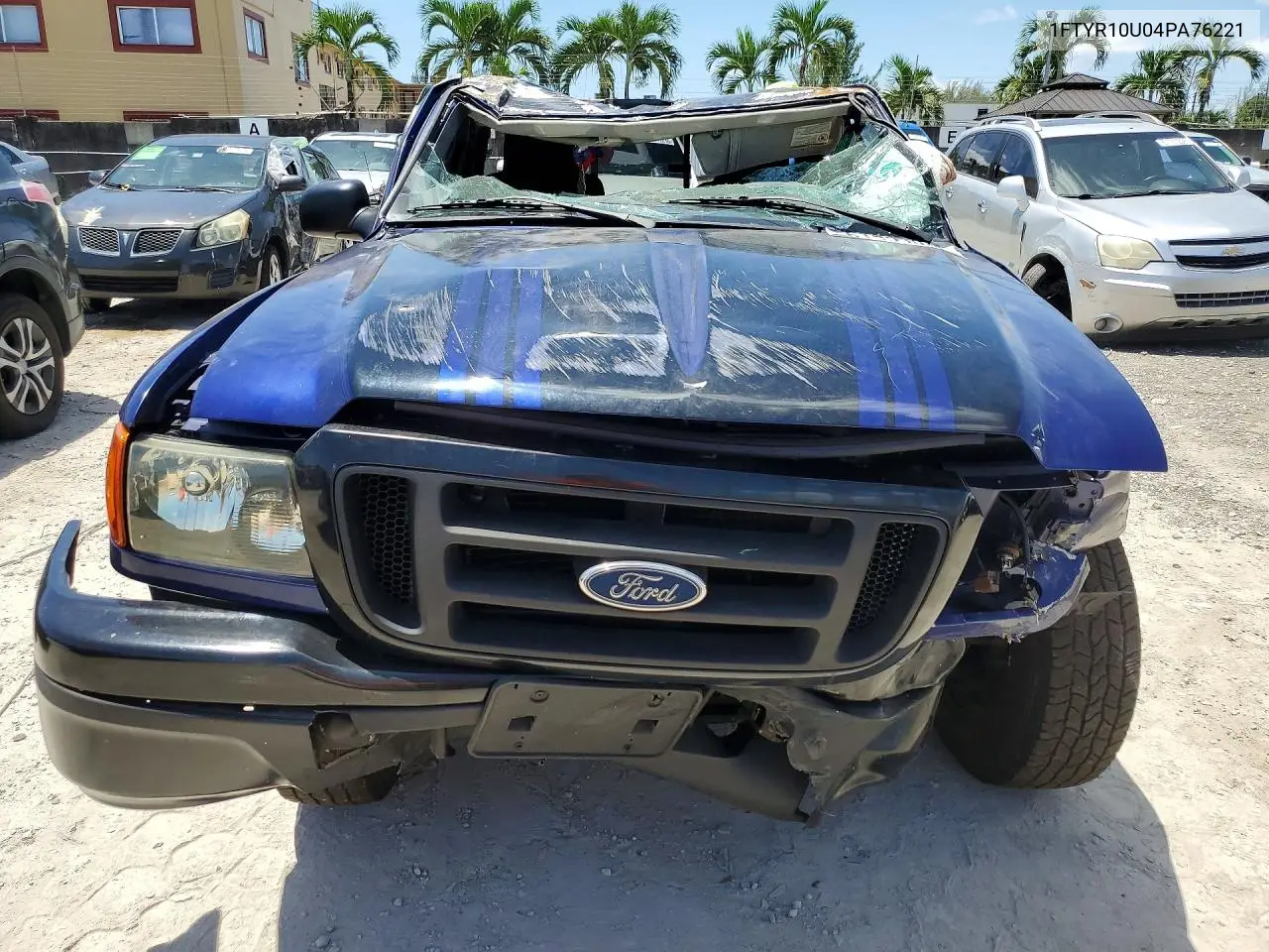 2004 Ford Ranger VIN: 1FTYR10U04PA76221 Lot: 61559026