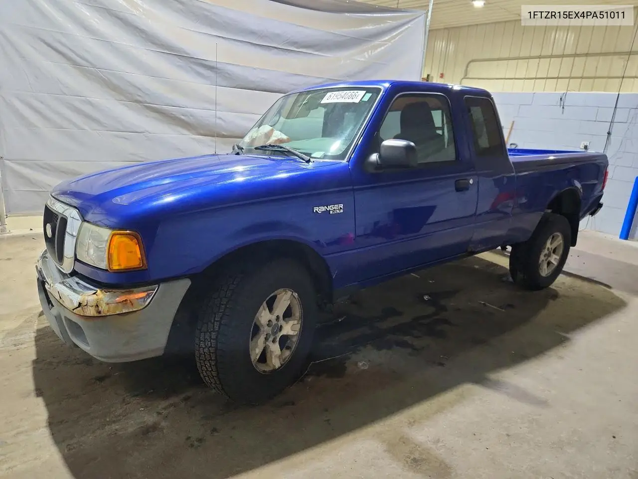 2004 Ford Ranger Super Cab VIN: 1FTZR15EX4PA51011 Lot: 61954666