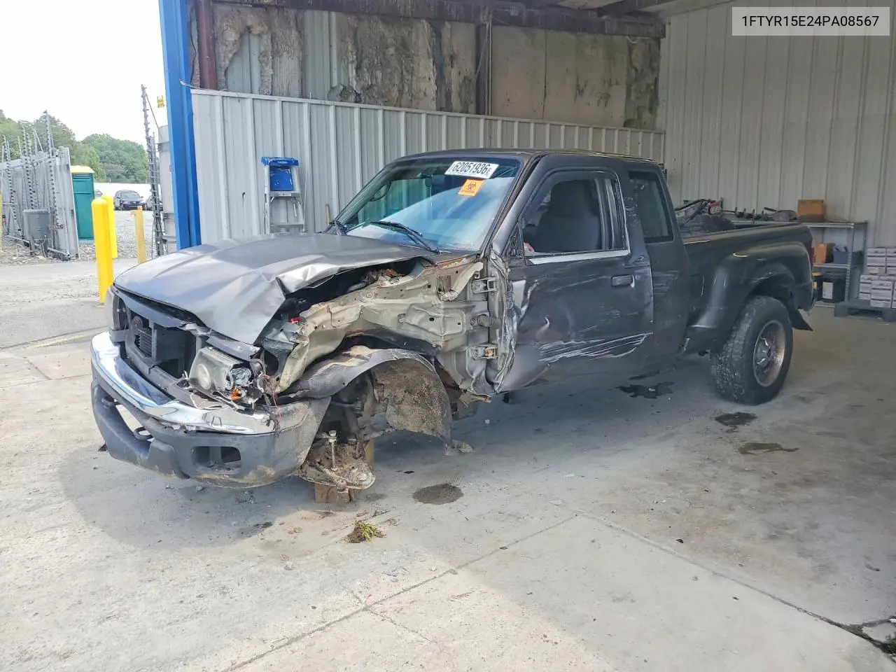2004 Ford Ranger Super Cab VIN: 1FTYR15E24PA08567 Lot: 62051936