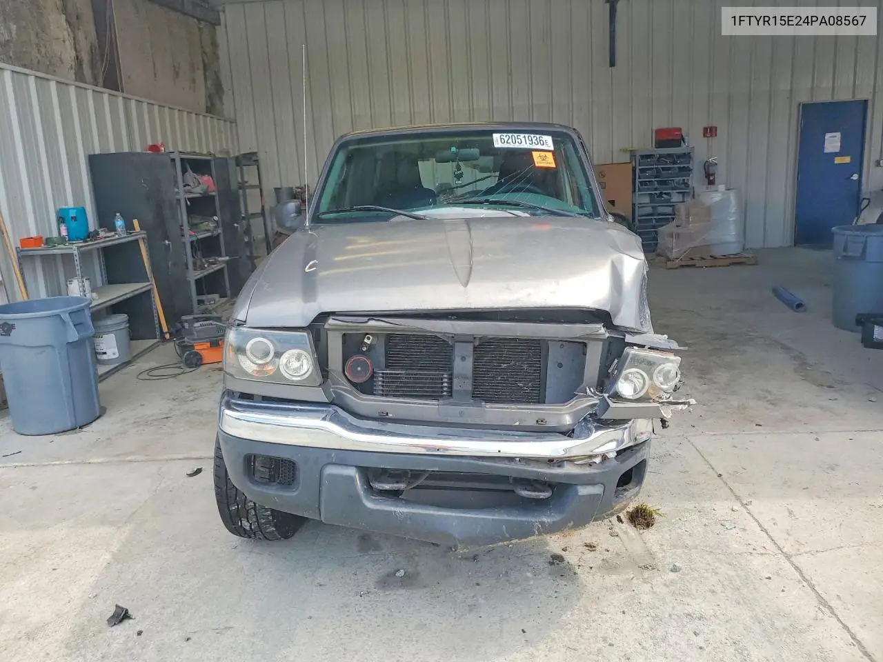 2004 Ford Ranger Super Cab VIN: 1FTYR15E24PA08567 Lot: 62051936