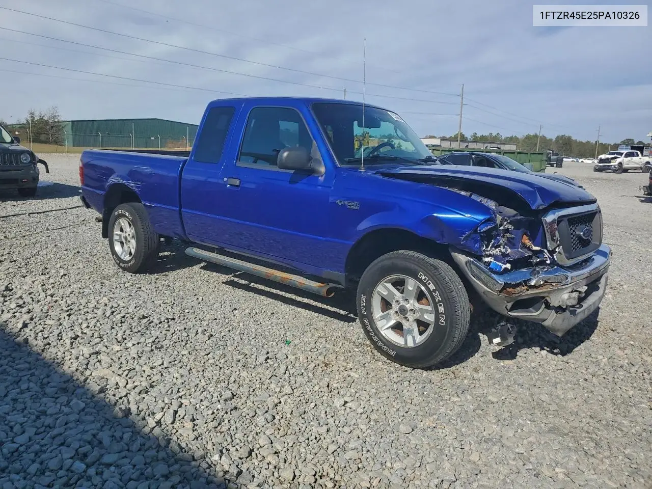 1FTZR45E25PA10326 2005 Ford Ranger Super Cab