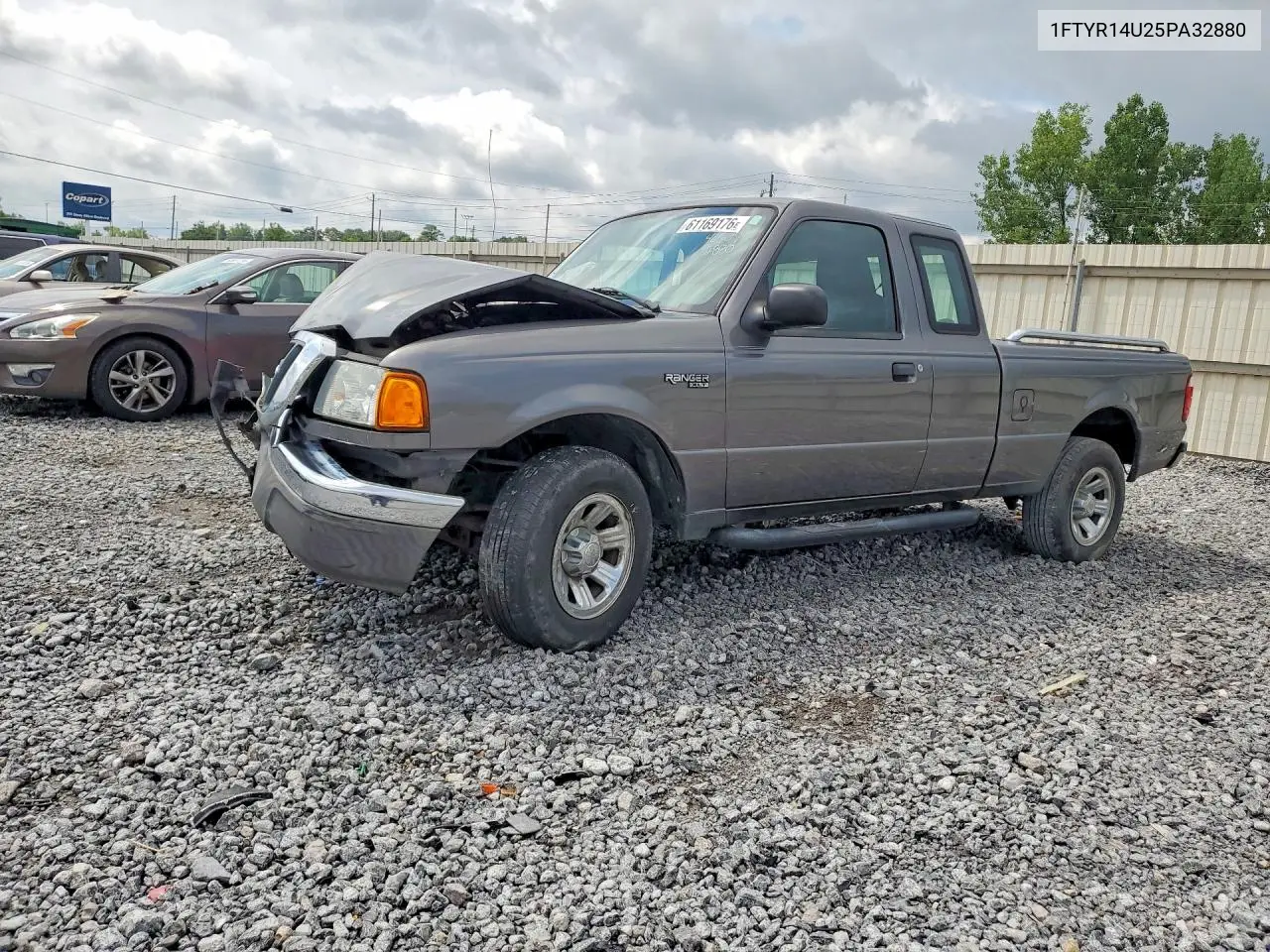 2005 Ford Ranger Super Cab VIN: 1FTYR14U25PA32880 Lot: 61169176