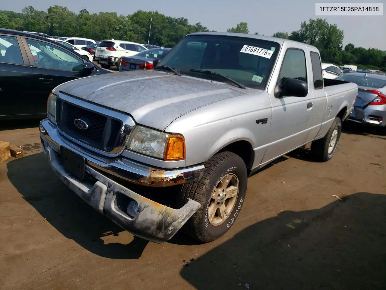 2005 Ford Ranger Super Cab VIN: 1FTZR15E25PA14858 Lot: 61691776
