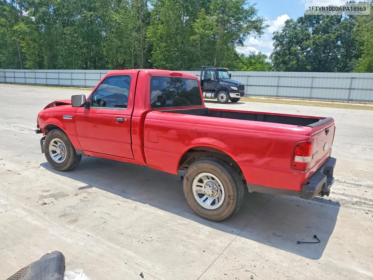 2006 Ford Ranger Xlt VIN: 1FTYR10D36PA18963 Lot: 59686916