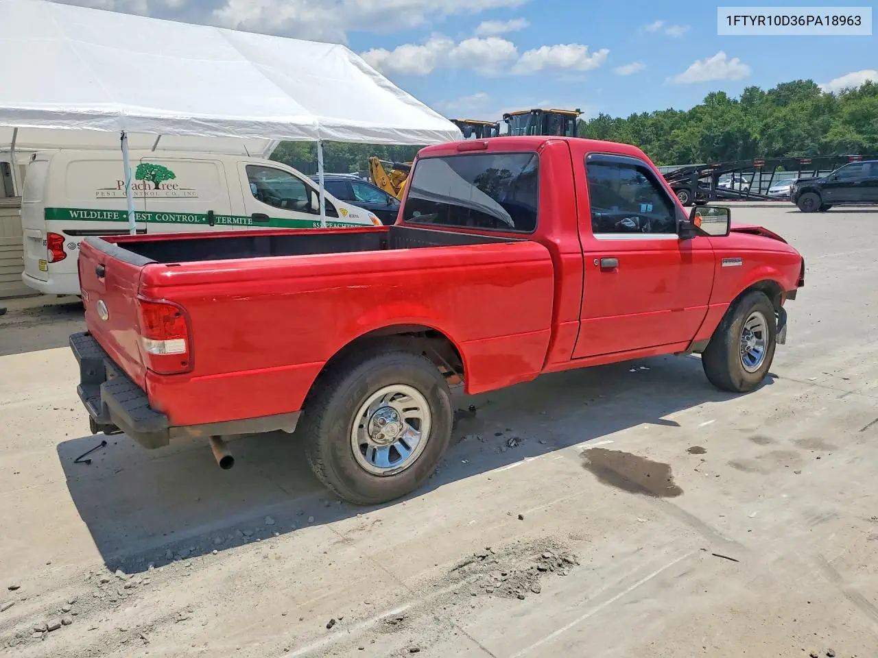 2006 Ford Ranger Xlt VIN: 1FTYR10D36PA18963 Lot: 59686916