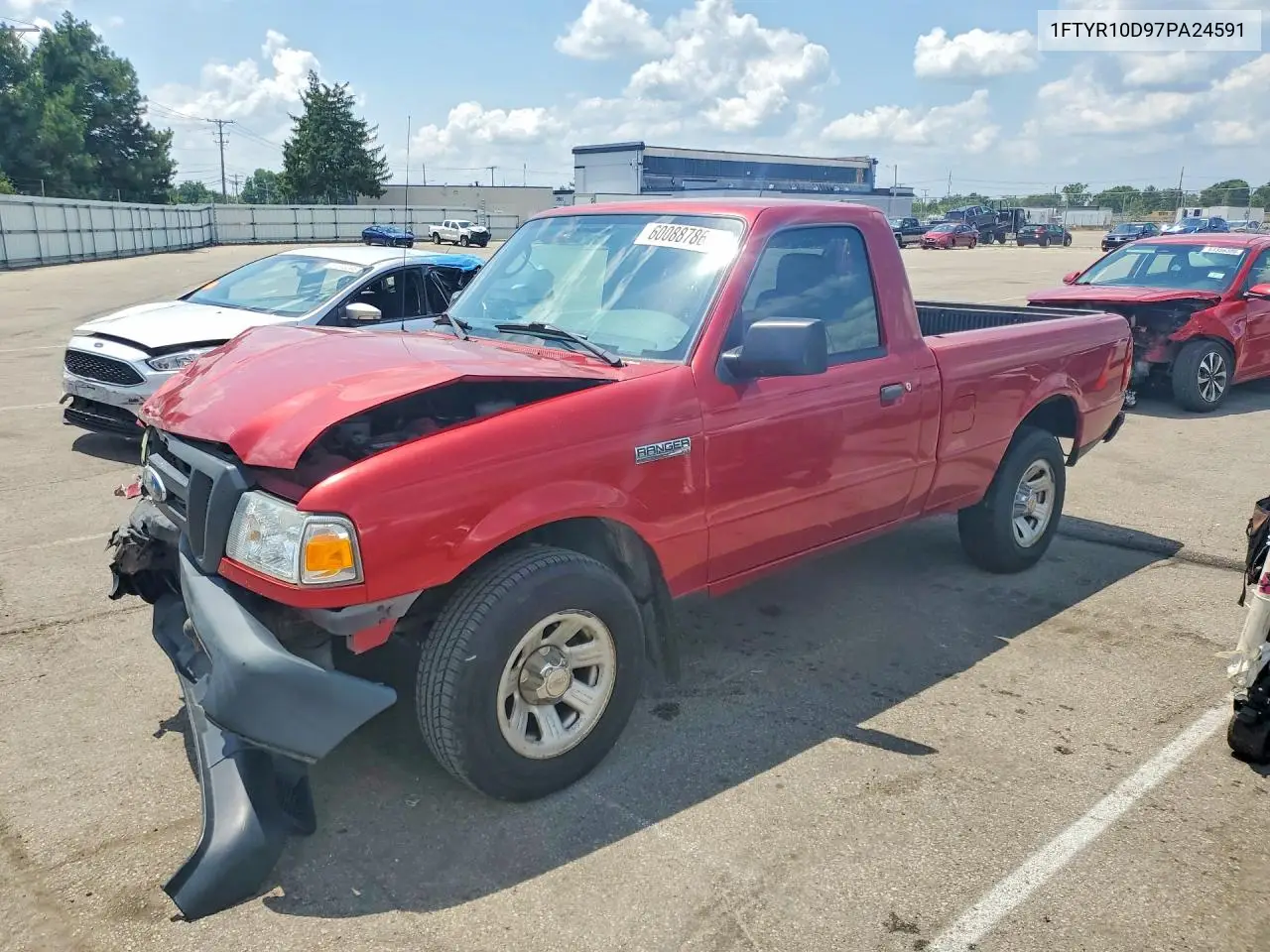 2007 Ford Ranger VIN: 1FTYR10D97PA24591 Lot: 60088786