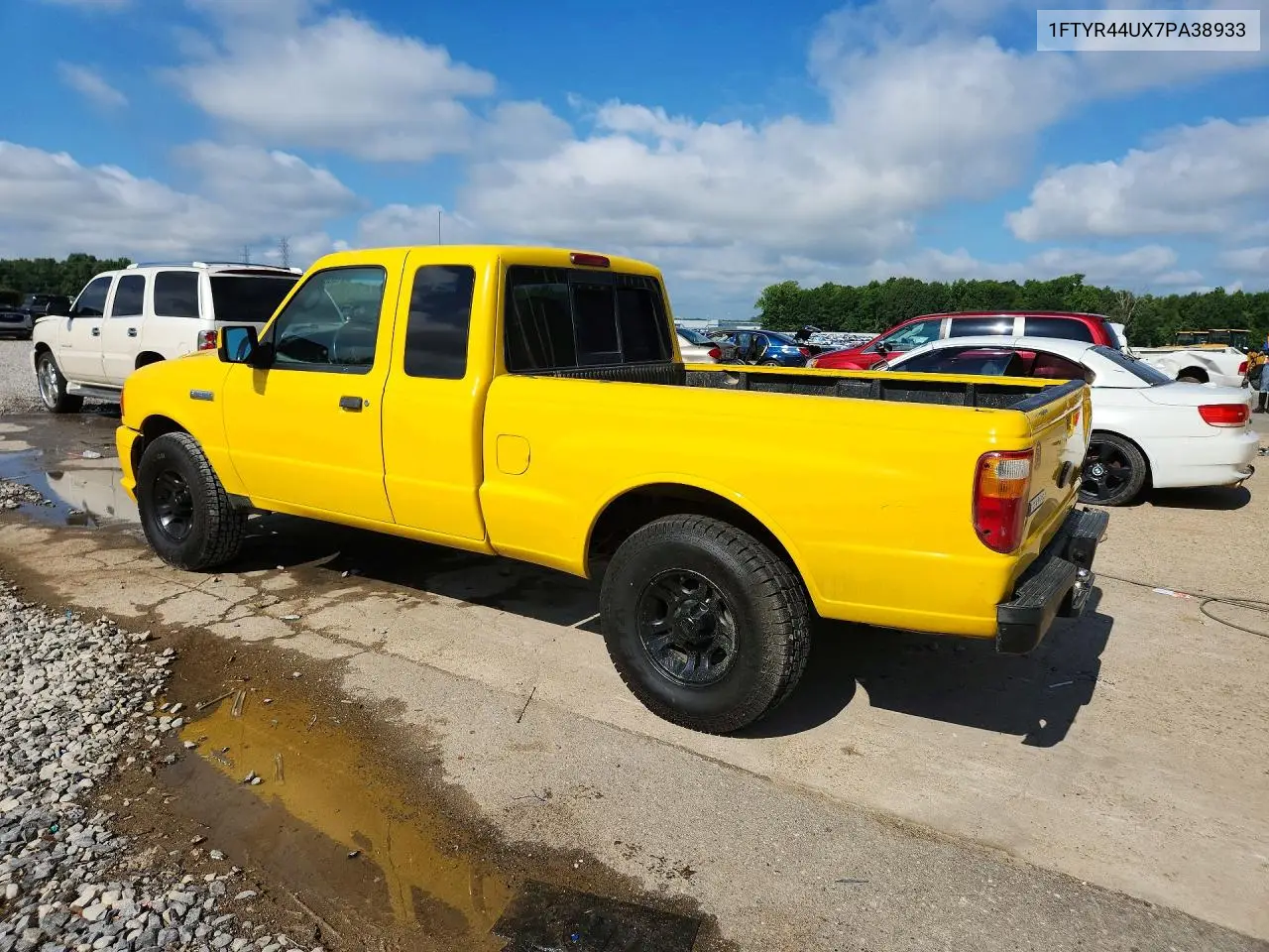 2007 Ford Ranger VIN: 1FTYR44UX7PA38933 Lot: 61288156