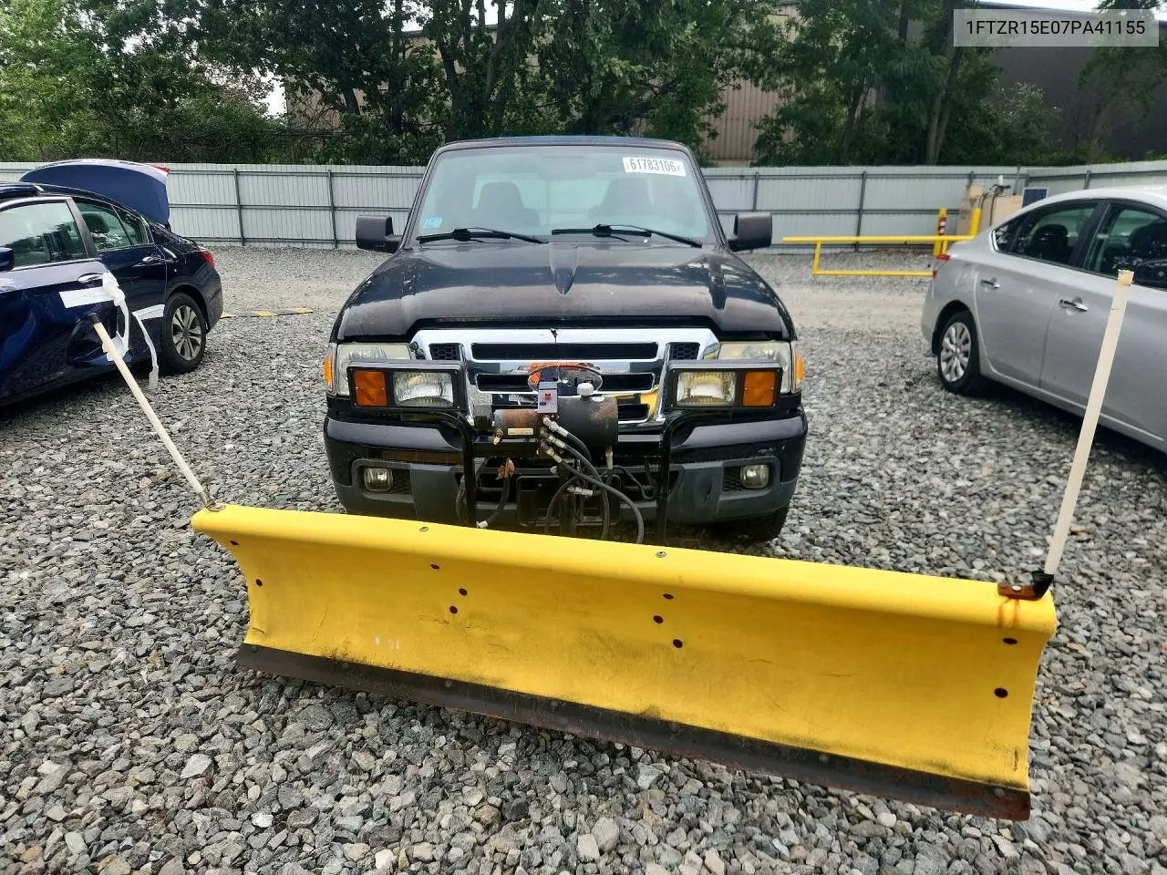 2007 Ford Ranger Super Cab VIN: 1FTZR15E07PA41155 Lot: 61783106