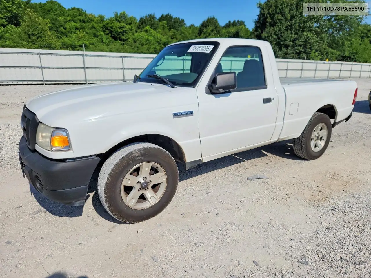 2008 Ford Ranger VIN: 1FTYR10D78PA55890 Lot: 59353096