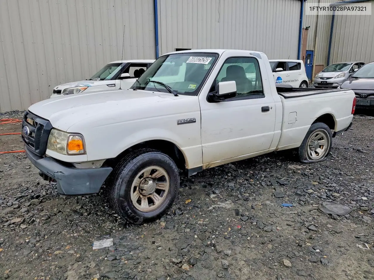 2008 Ford Ranger VIN: 1FTYR10D28PA97321 Lot: 60802526