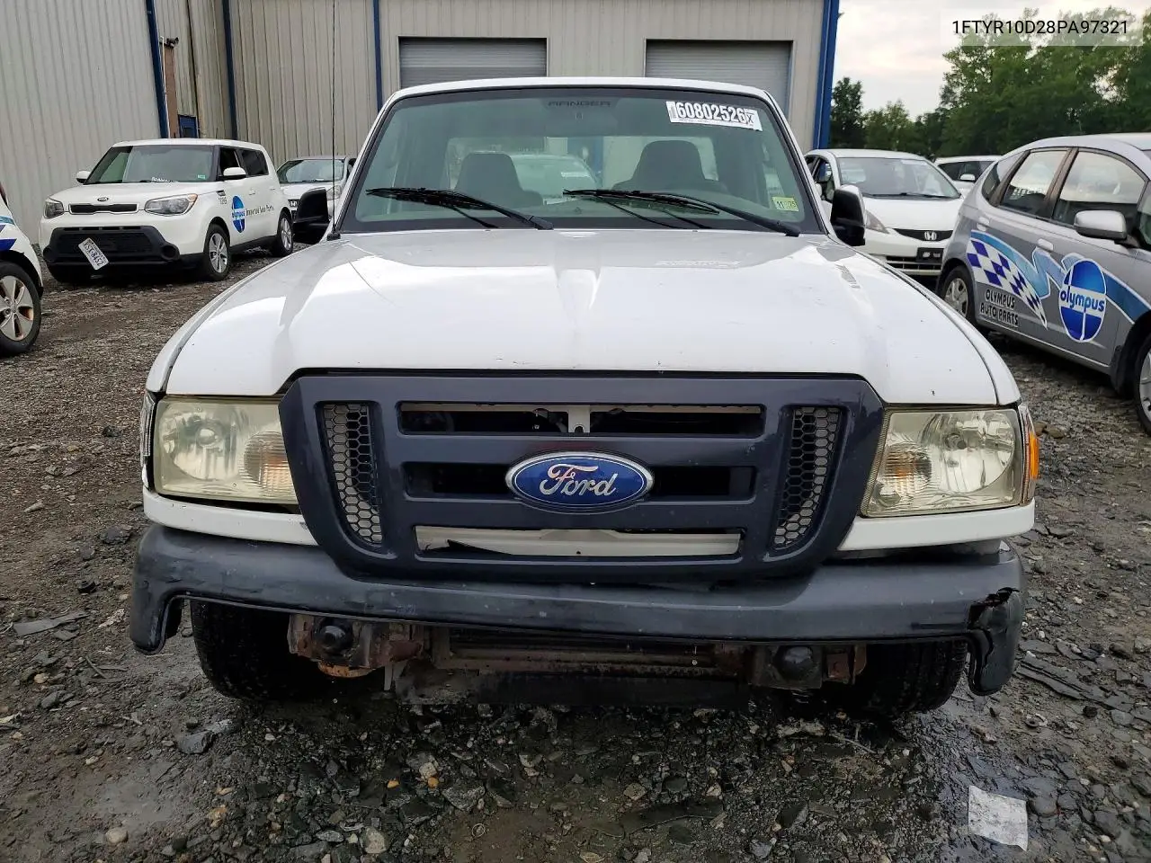 2008 Ford Ranger VIN: 1FTYR10D28PA97321 Lot: 60802526