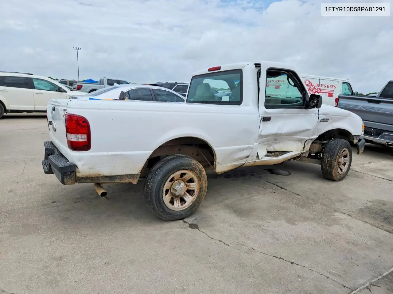 2008 Ford Ranger VIN: 1FTYR10D58PA81291 Lot: 61003786