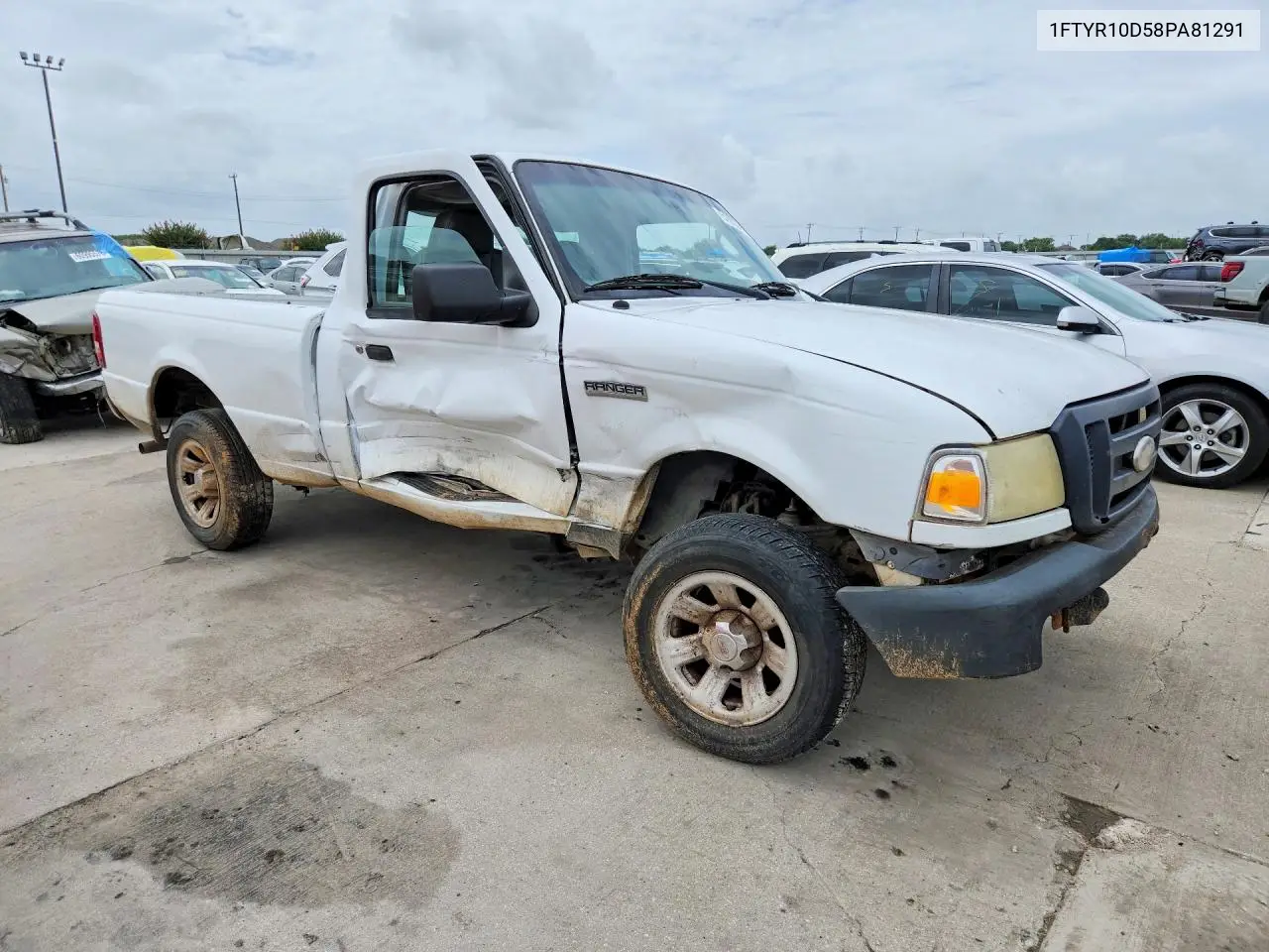 2008 Ford Ranger VIN: 1FTYR10D58PA81291 Lot: 61003786