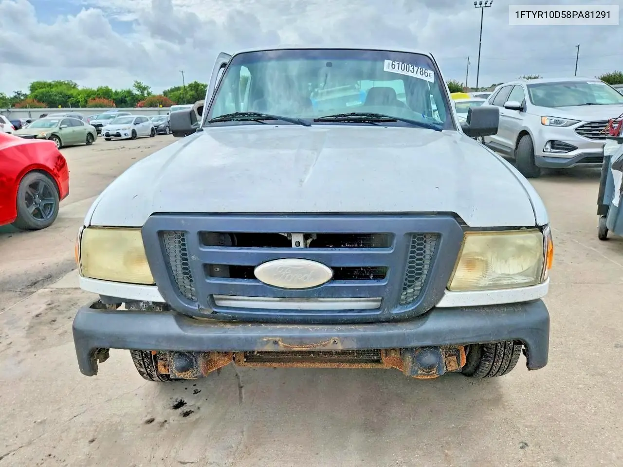 2008 Ford Ranger VIN: 1FTYR10D58PA81291 Lot: 61003786