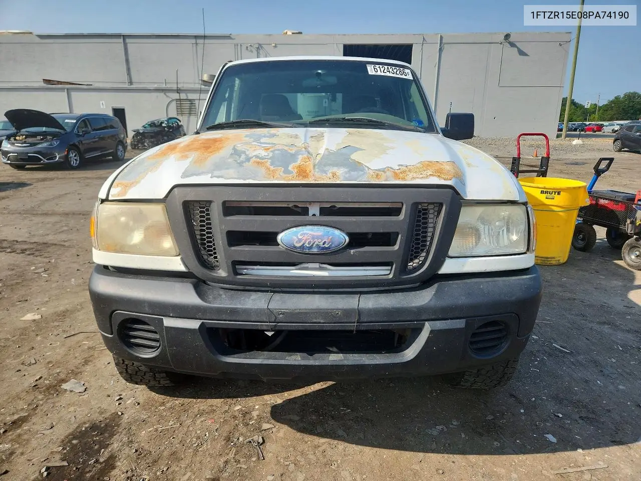 2008 Ford Ranger Super Cab VIN: 1FTZR15E08PA74190 Lot: 61243286