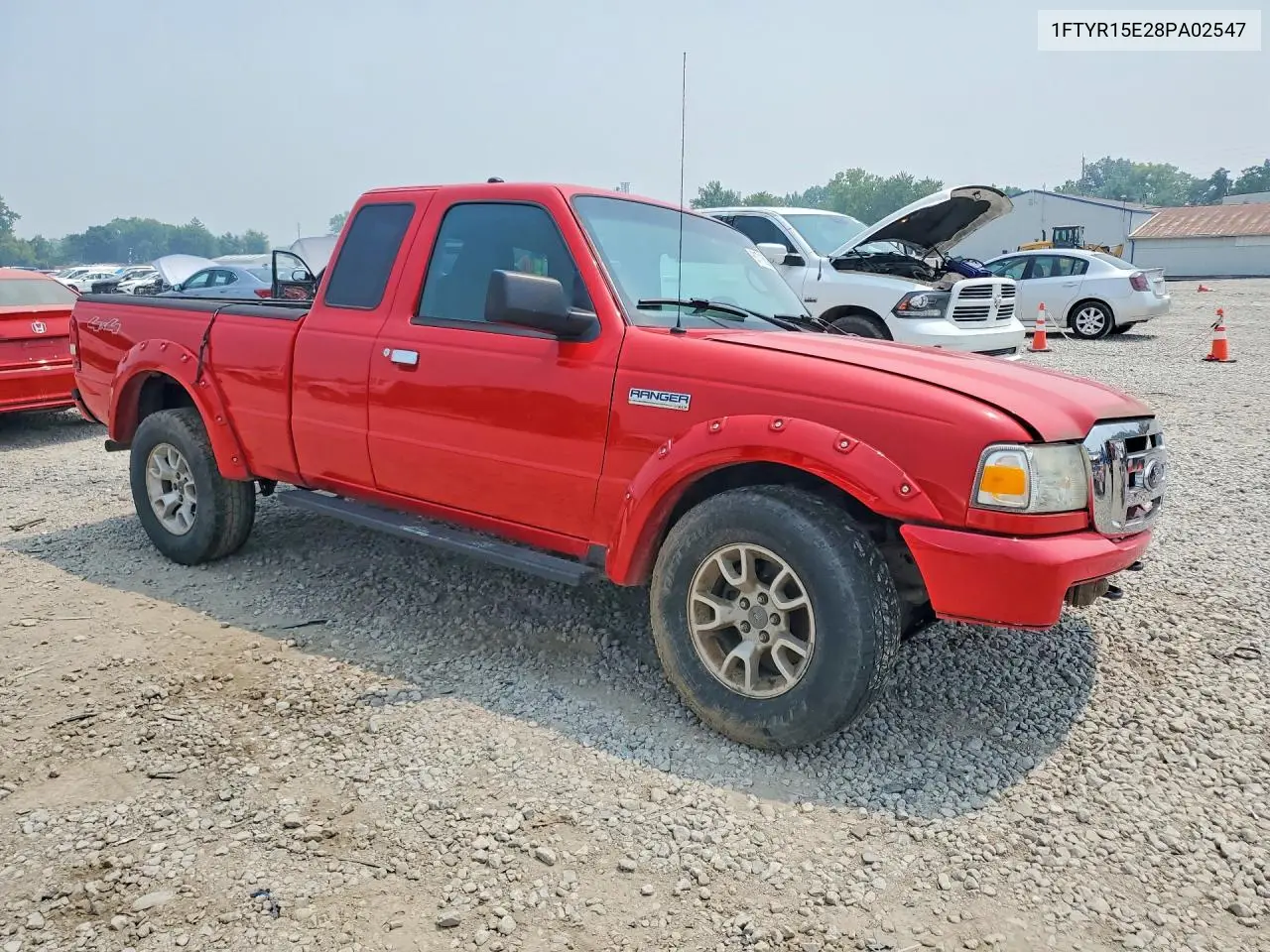 2008 Ford Ranger Super Cab VIN: 1FTYR15E28PA02547 Lot: 61716636