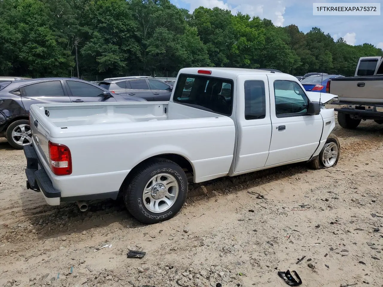 2010 Ford Ranger Super Cab VIN: 1FTKR4EEXAPA75372 Lot: 57113956
