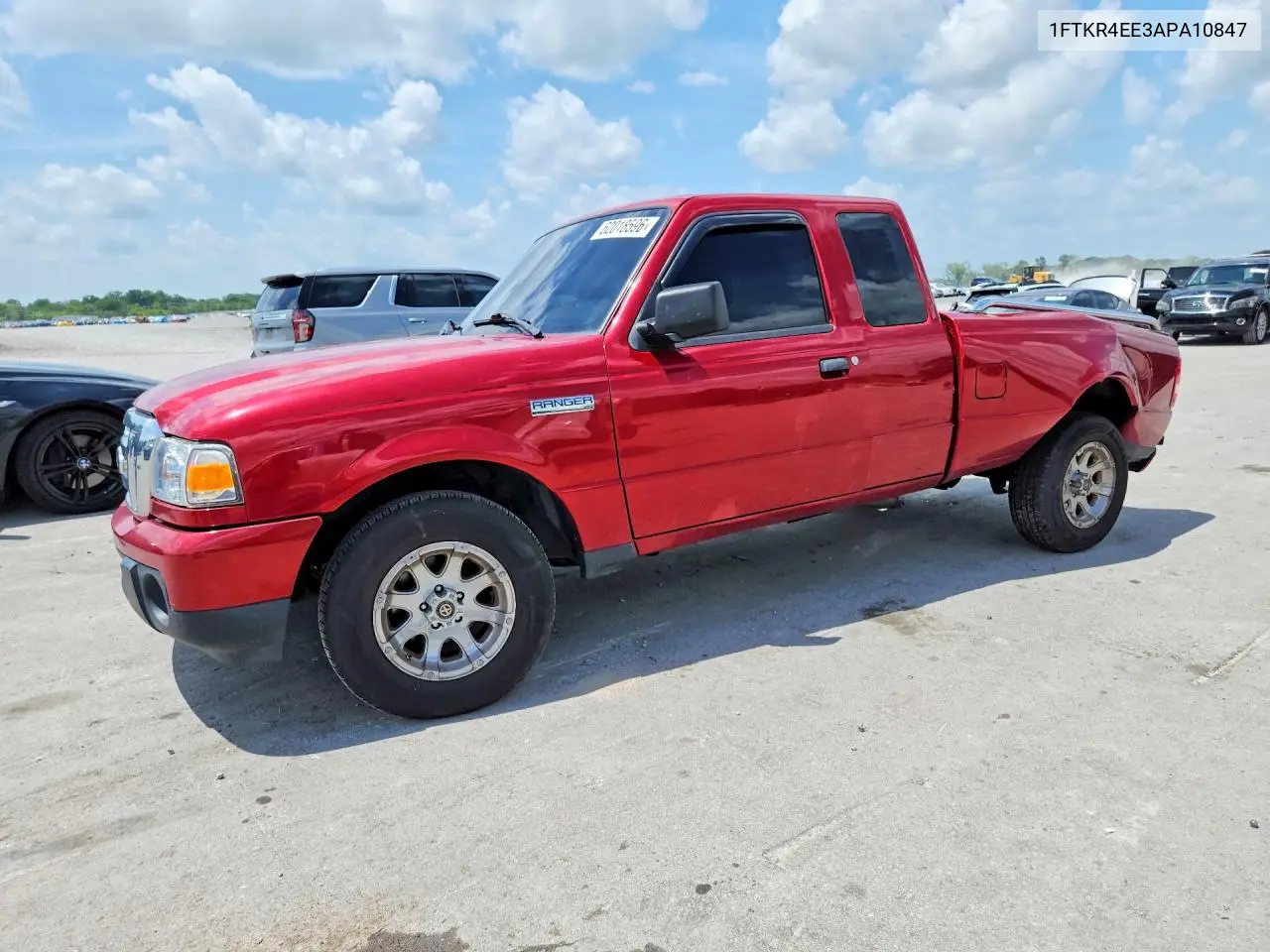 2010 Ford Ranger Super Cab VIN: 1FTKR4EE3APA10847 Lot: 62018596