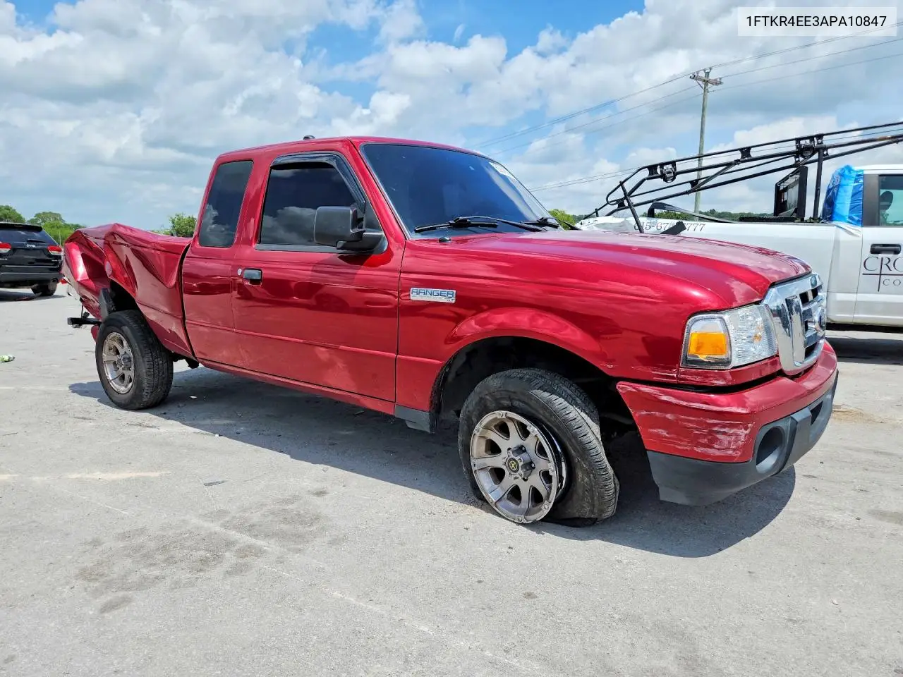 2010 Ford Ranger Super Cab VIN: 1FTKR4EE3APA10847 Lot: 62018596