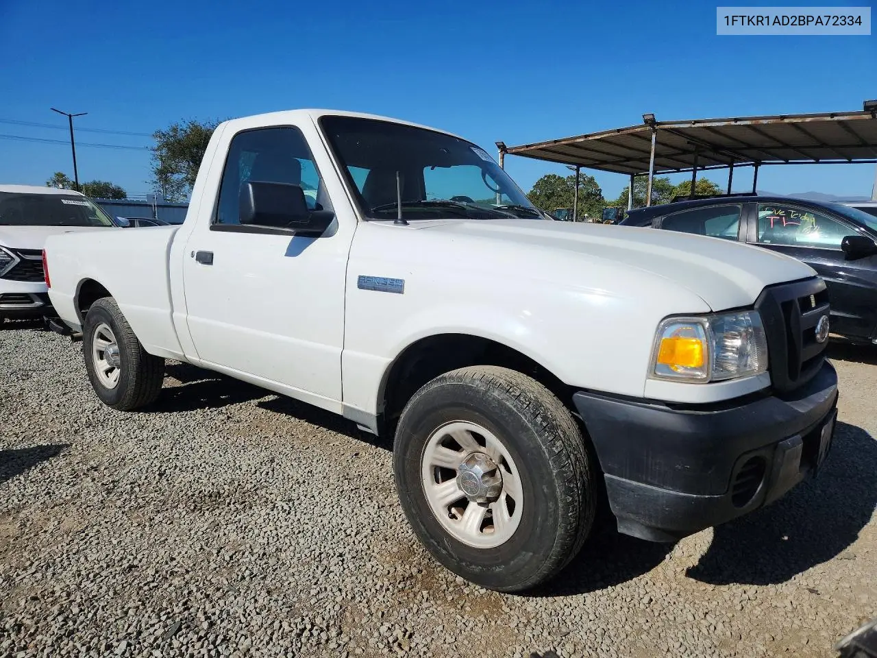 2011 Ford Ranger VIN: 1FTKR1AD2BPA72334 Lot: 57055796