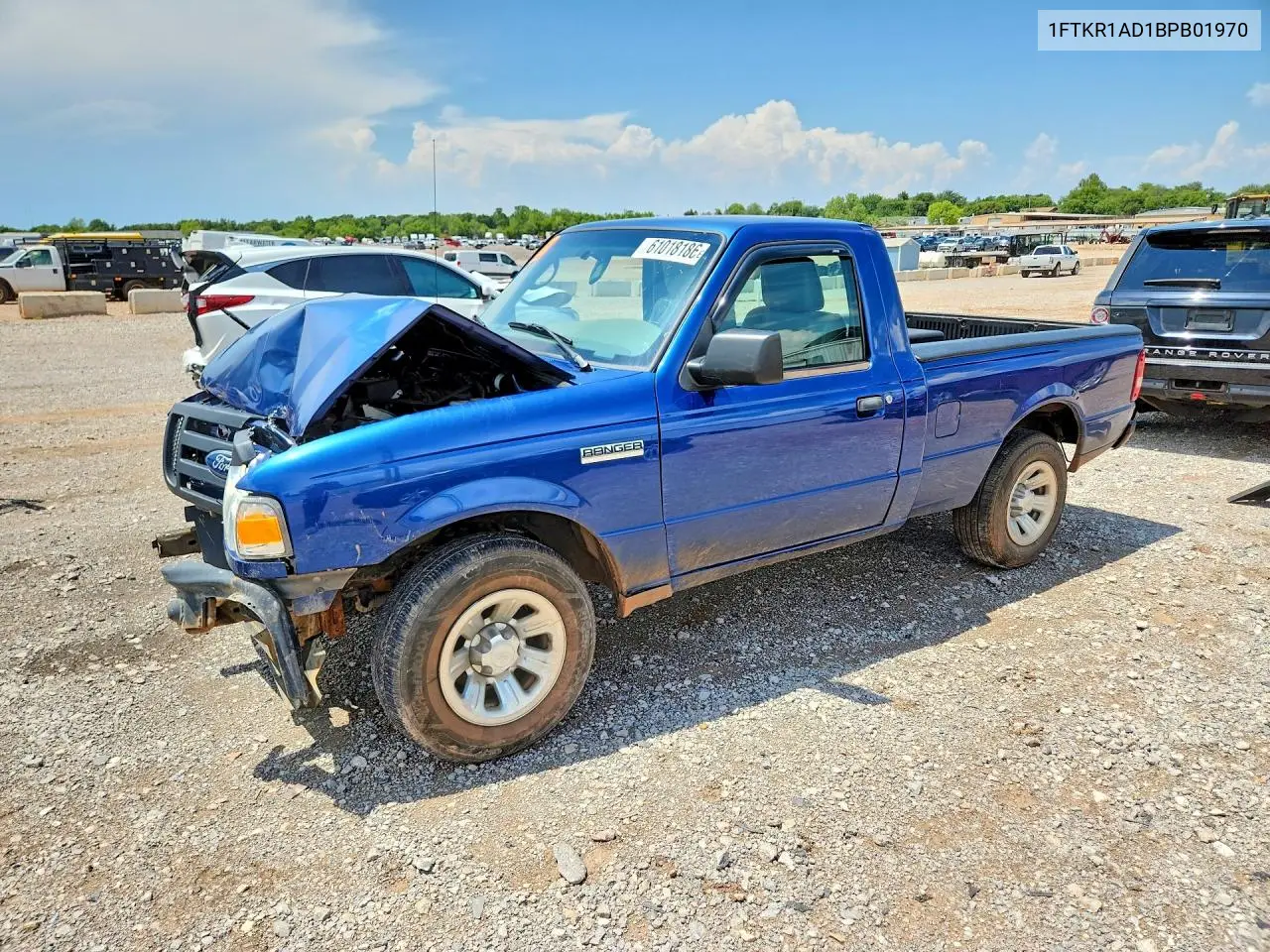 2011 Ford Ranger VIN: 1FTKR1AD1BPB01970 Lot: 61018186