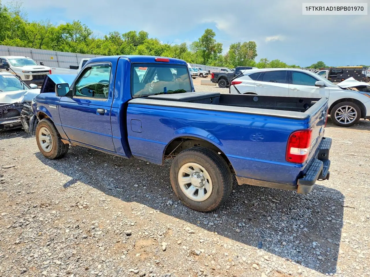 2011 Ford Ranger VIN: 1FTKR1AD1BPB01970 Lot: 61018186