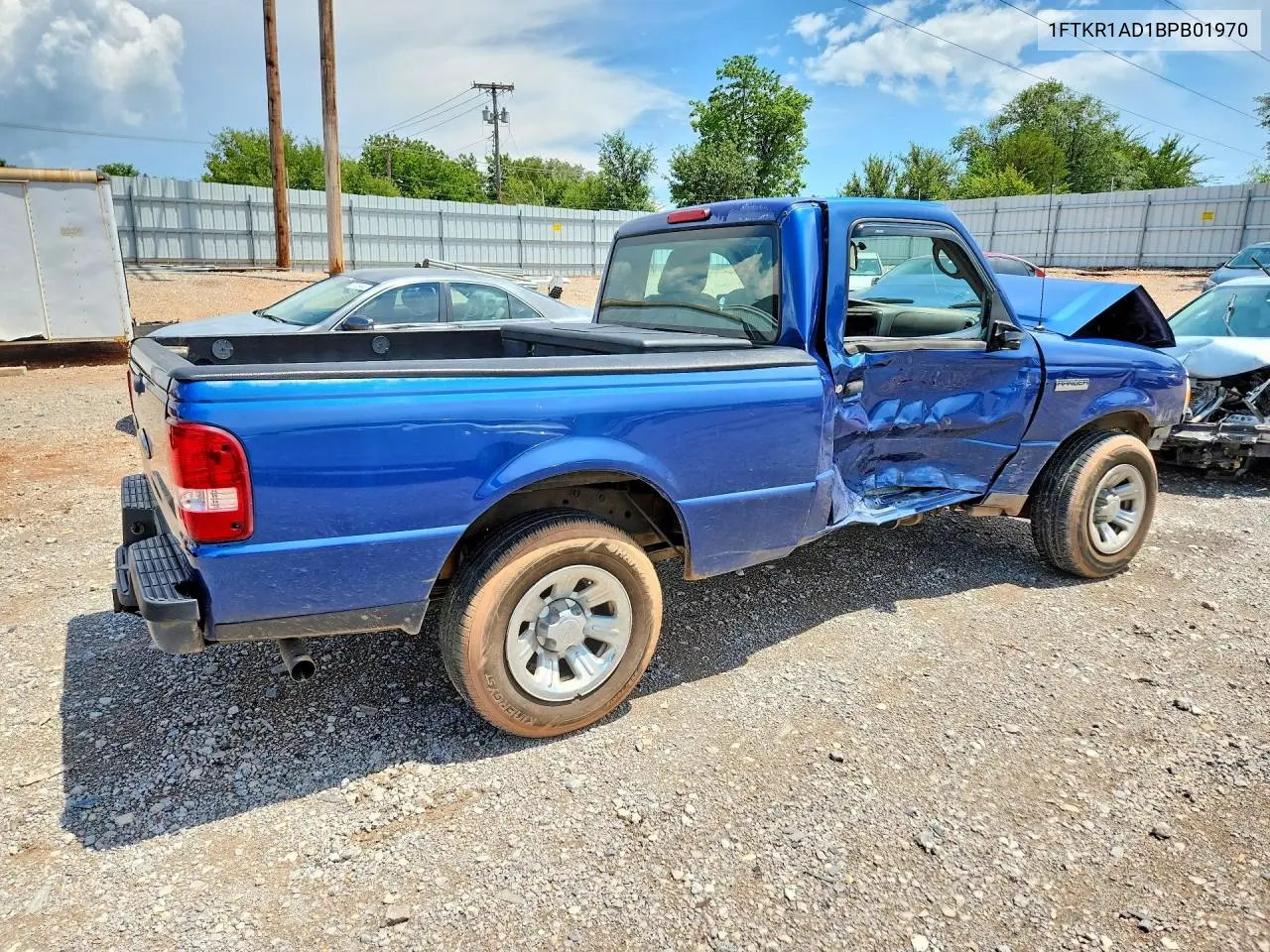 2011 Ford Ranger VIN: 1FTKR1AD1BPB01970 Lot: 61018186