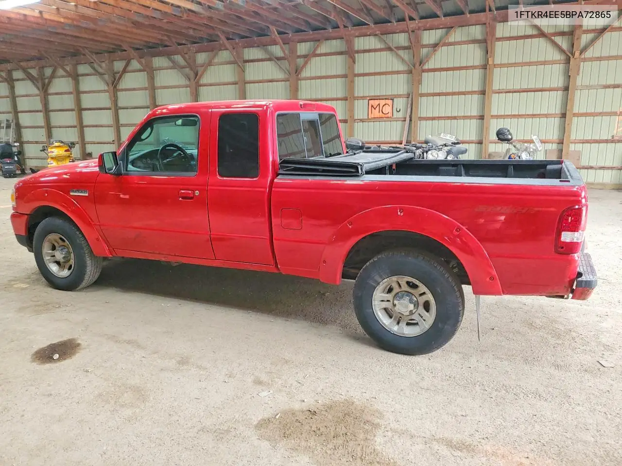 2011 Ford Ranger Super Cab VIN: 1FTKR4EE5BPA72865 Lot: 61384426