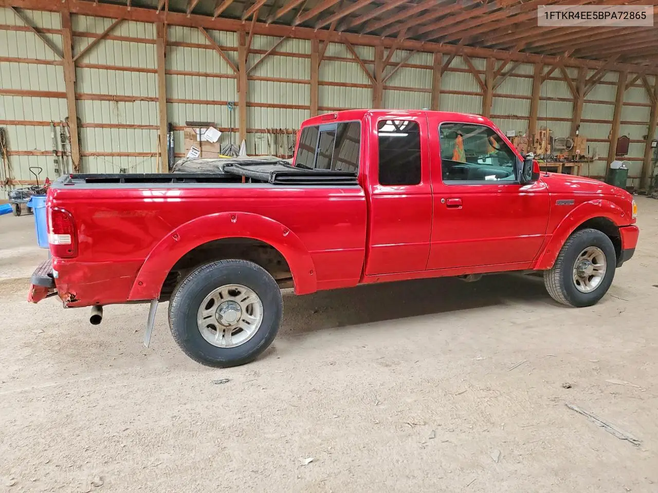 2011 Ford Ranger Super Cab VIN: 1FTKR4EE5BPA72865 Lot: 61384426