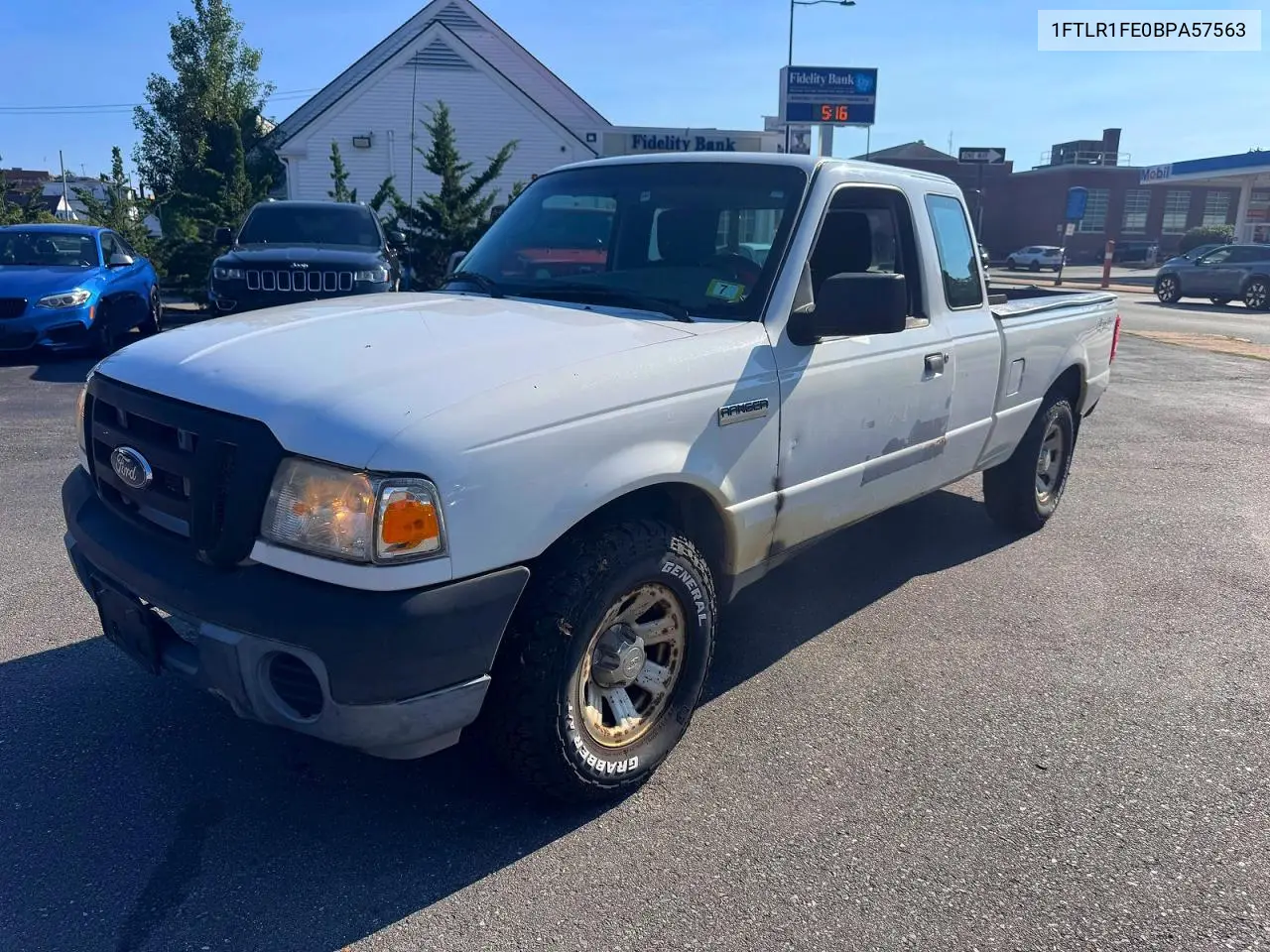 2011 Ford Ranger Super Cab VIN: 1FTLR1FE0BPA57563 Lot: 61820806