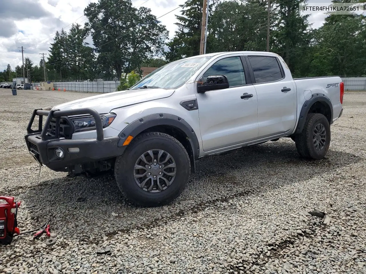 2019 Ford Ranger Xl VIN: 1FTER4FH1KLA72651 Lot: 56607036
