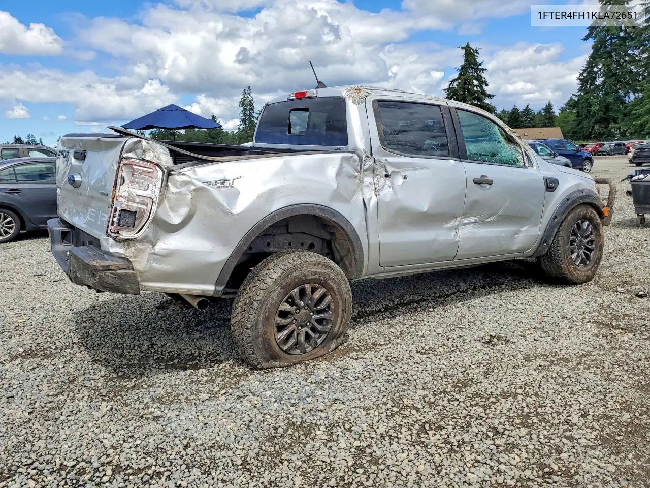 2019 Ford Ranger Xl VIN: 1FTER4FH1KLA72651 Lot: 56607036