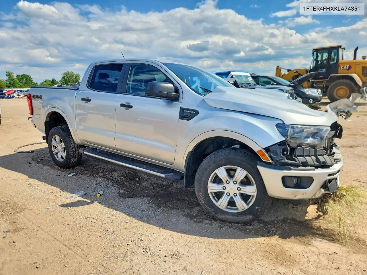 2019 Ford Ranger Xl VIN: 1FTER4FHXKLA74351 Lot: 58357676