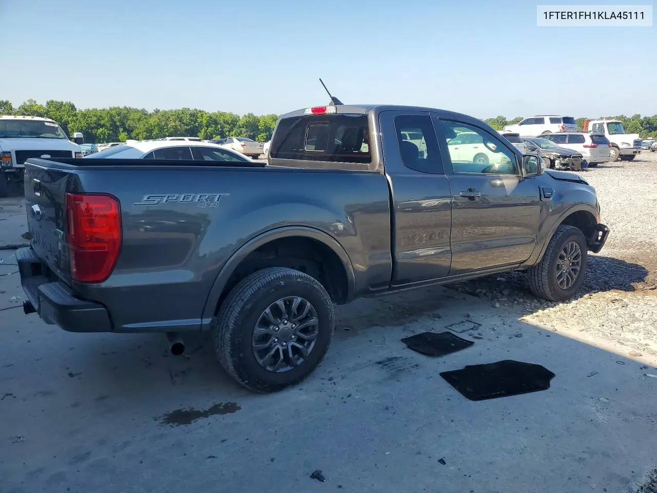 2019 Ford Ranger Xl VIN: 1FTER1FH1KLA45111 Lot: 59170866