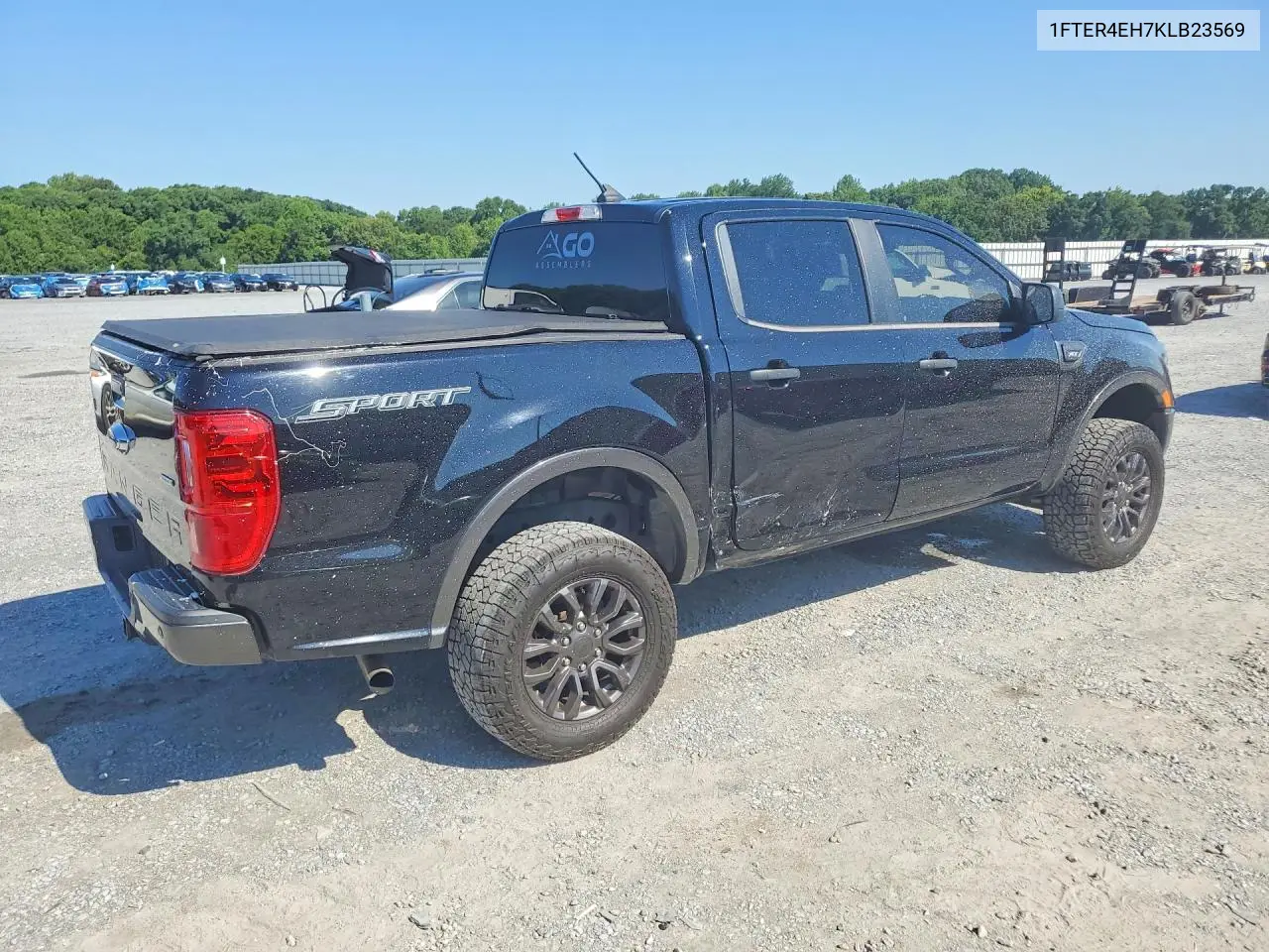 2019 Ford Ranger Xl VIN: 1FTER4EH7KLB23569 Lot: 60595416