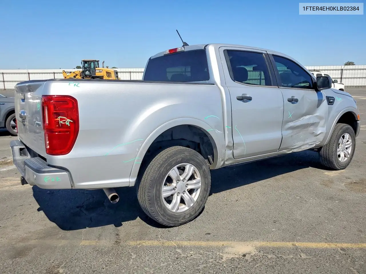 2019 Ford Ranger Xl VIN: 1FTER4EH0KLB02384 Lot: 60841716