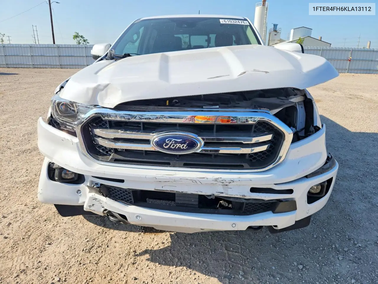 2019 Ford Ranger Xl VIN: 1FTER4FH6KLA13112 Lot: 61032476