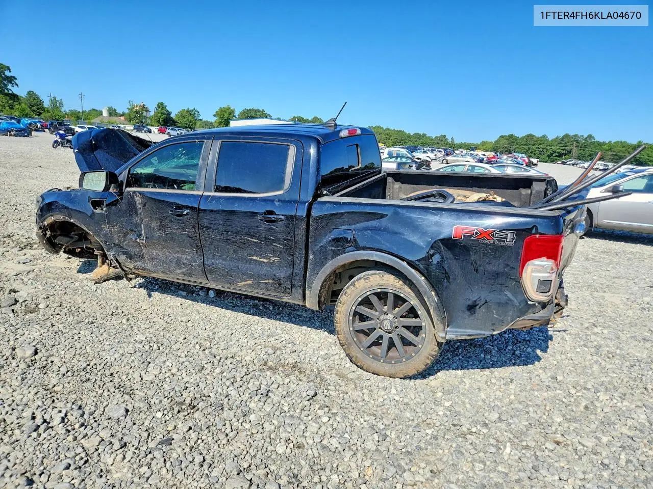 2019 Ford Ranger Xl VIN: 1FTER4FH6KLA04670 Lot: 61390596