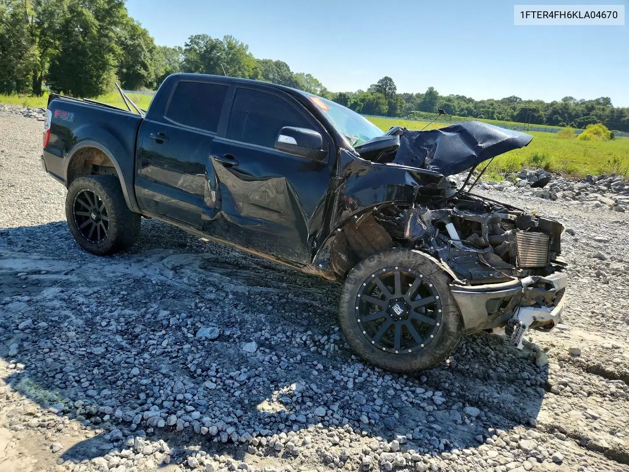 2019 Ford Ranger Xl VIN: 1FTER4FH6KLA04670 Lot: 61390596