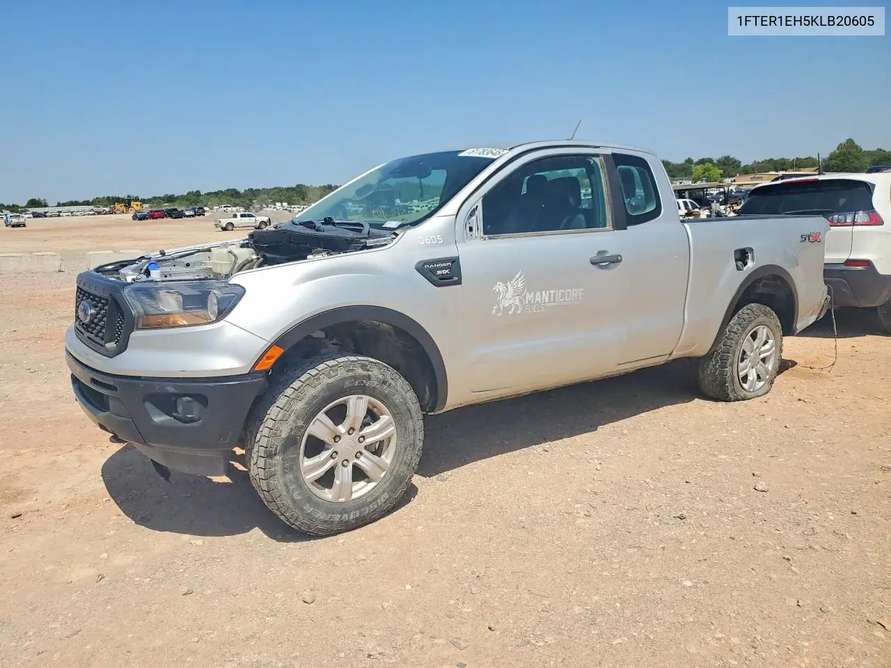 2019 Ford Ranger Xl VIN: 1FTER1EH5KLB20605 Lot: 61783646